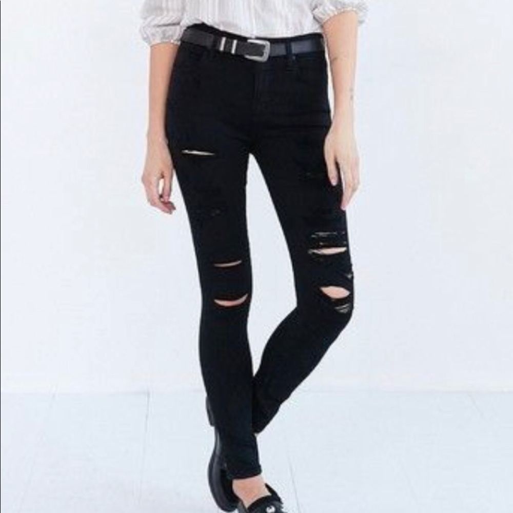 Agolde Distressed Skinny Jeans